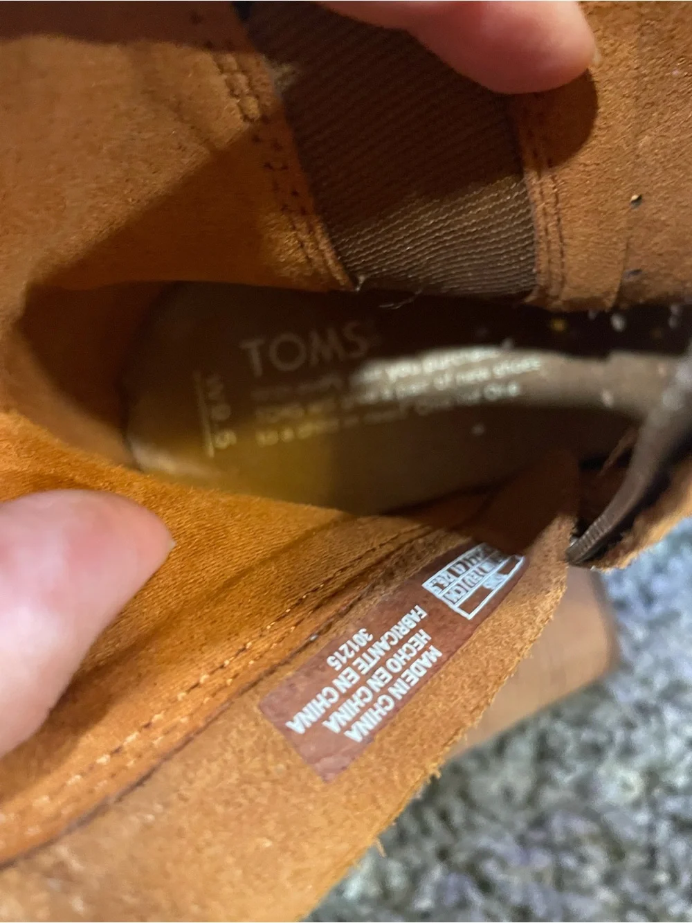 TOMS Women’s Open-Toe Fringe Suede Ankle Boots Brown Size 9.5